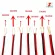 1 meter, black red speaker cable TSL UL2468 20awg x 2C