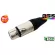ส่งทุกวัน LIDGE YM-001A แจ๊ค XLR ตัวเมีย 3ขา ท้ายยาง สำหรับเข้าสาย ปลั๊ก XLR ตัวเมีย แจ็คตัวเมีย3ขา แคนนอน ตัวเมีย