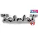 Multi Clamp PE-091 แคล้มป์จับกลอง แคมป์จับขาฉาบ แคลมป์จับขาฉาบ มิลติแคลมป์