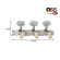 2 pieces /chrome color, classic guitar knob Classic guitar knob QN-05A, 3 pearl knob, plank, guitar knob