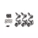 6 pieces/delivery every day LS-812 Black color, airy guitar knob 3+3 chrome, tons, guitar knob, guitar knob Guitar knob