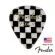 Fender® 351 Shape Checker Pick Pickle Celluloid Table of chess tables, thickness 0.46 mm - Thin ** Made in USA **