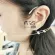 Only the creamy microphone, soft rod, easy to adjust, plug trh, mic