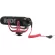 Rode Videomic Go High Quality Directional Microphone Mike Mike with a small camera, compact for camera attaching and recording insurance.