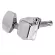 Paramount, airy guitar knob Single with cover Chromium metal material, model QZ-QFB-02 + with equipment for installing tuning machine