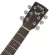 SAGA® DS10C 41 inch guitar D shape, concave neck, Top Solids, Sitca, Square/Mahakani Wood, Coated + Free Bag & Cat