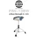 Dixon® Drum Chair Drum Dress Like a motorcycle seat, comfortable to sit on the feet, not tired Metal chromium psn-13BW Motorcycle Drum Throne
