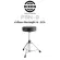 Dixon® Drum Chair Drum Dress The spinning system can be adjusted to 18 "-25", a good pair of chromium metal legs, PSN-9 Round Drum Throne.