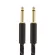 Fender® Deluxe Series Black Tweed, a 5.5M /18.6FT Jack Star cable, nylon knitted gold -plated head, top two sides, 100% genuine black.