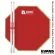 Evans ™ EV-RF12G-RB5A RealFeel Practice Pad 12-inch drum rehearsal, red rubber surface, Barney Beats, special model, Limited Edition +