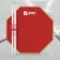 Evans ™ EV-RF12G-RB5A RealFeel Practice Pad 12-inch drum rehearsal, red rubber surface, Barney Beats, special model, Limited Edition +