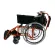 รถเข็นผู้ป่วย อลูมิเนียมอัลลอยด์ พับพนักพิงหลังได้ ยกที่วางแขนได้ Deluxe Lightweight Foldable Aluminum Wheelchair