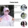 Antivirus hat Sunscreen, clear girl, prevent sunlight, hat, UV protection, face, mouth mask, saliva, virus drops, summer work, comfortable to work, hat