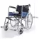 TAVEL [Talen], the patient's cart, Fic-211, chromium plated steel, PVC cushion, foldable, hand brakes and wheel brake