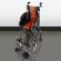 Aluminum trolley, foldable, small wheel, modern design, lightweight aluminum wheelchair