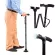 The staff can help foldable. Adjustable up to 5 levels 85 - 96 cm.