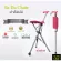 TA-DA Chair, official dealer The cane, foldable chair, portable chair, rest while walking for a long time. Folding chair with cool shoulder bags _ pink