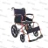 รถเข็นรถเข็นผู้ป่วย น้ำหนักเบาพับพนักพิงหลังได้ ล้อเล็ก Deluxe Lightweight Foldable Steel Wheelchair