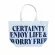 กระเป๋าผ้า Certainty Enjoy Life & Worry Free