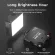 Ulanzi VIJIM VL81 3200k-5600K 850LM 6.5W Dimmable Mini LED Video Light ไฟ LED เพิ่มแสงสว่าง สำหรับ DSLR Gopro 9 Hero 8 7 Osmo Action