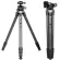Xiletu XLS-284C + G44 professional carbon fiber, 360 degree camera legs, football heads for DSLRS cameras
