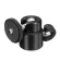 360 Degrees Metal Black Mini Ball Head, 360 degree rotating camera