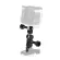CNC 360 Rotating Adapter Mount for GOPRO Add a length of 360 degrees