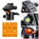 K & F Concept SA254M1 62 '' กล้อง DSLR ขาตั้งกล้องน้ำหนักเบาและขนาดกะทัดรัดอลูมิเนียมที่ถอดออกได้ Monopod ขาตั้งกล้องที่มี 360 พาโนรามาหัวบอล