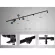 แขนจับรีเฟล็กสะท้อนแสง1.75 เมตร + ขาตั้งกล้อง 2 เมตร + ล้อเพลาหมุน ครบชุด Reflector holder arm 1.75M+Light Stand2M + Rotating shaft wheel all set