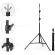 2M * 2M Photography Background Support System Backdrop Stand Crossbar Kit Set 2 * 2 meters GANTRY Crispy camera background photographers