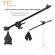 กล้องถ่ายรูปแขนขาตั้งแขน Telescopic Boom Arm รุ่น Photo Stand Top Light Support / Camera Cross Arm Telescopic Boom Arm Studio Photo Stand Top Light Su