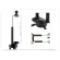 Camera Mobile Phone Self Timer Three Foot Tripod Mini Metal Ultra Stable Triangle Bracket กล้องมือถือตัวจับเวลาสามเท้า ขาตั้งกล้องขนาดเล็กโลหะอัลตร้าม