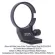 Metal 73mm Lens Support Collar Tripod Mount Ring with ARCA Fit Quick Release Plate for Canon Mount Adapter EF-EOS R 2971C002