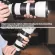 Ishoot CNC Matchined Metal Lens Support Collar Tripod Mount Ring for Sony Fe 70-200mm f/4 G OSS SEL70200G, Bottom is Camera Quick Relese Plate.
