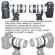 iShoot Improved 80mm Lens Collar Tripod Mount Ring with Quick Release Plate for Canon EF 70-300mm f/4-5.6L IS USM & EF 28-300mm f/3.5-5.6L IS USM