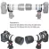 iShoot Improved 80mm Lens Collar Tripod Mount Ring with Quick Release Plate for Canon EF 70-300mm f/4-5.6L IS USM & EF 28-300mm f/3.5-5.6L IS USM