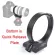 Ishoot Improved 80mm Lens Collar Tripod Mount Ring Quick Release Plate for Canon EF 70-300mm f/4-5.6l is USM & EF 28-300mm f/3.5-5.6l IS USM.