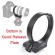 iShoot Improved 80mm Lens Collar Tripod Mount Ring with Quick Release Plate for Canon EF 70-300mm f/4-5.6L IS USM & EF 28-300mm f/3.5-5.6L IS USM