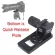 iShoot Replacement Lens Collar Base Tripod Mount Ring Replacement Foot with Arca Quick Release Plate for Nikon AF-S 70-200mm f/2.8E FL ED VR