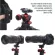 Tripod Adapter Ball Head 360 Tripod Panoramic Ball Head with Quick Release Clamp for Canon Sony Nikon Dslr Camera, Monopod, Slider, Camcorder, Tripod