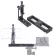Macro Focusing Rail Slider and 360 Degree Rotating Universal Phone Mount Bracket with Quick Release Plate for Camera MILC, Tripod Ballhead and Phone