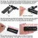 Macro Focusing Rail Slider and 360 Degree Rotating Universal Phone Mount Bracket with Quick Release Plate for Camera MILC, Tripod Ballhead and Phone