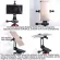 Universal Phone Tripod Mount 360°Rotate Photography&Video Recording Bracket Clip Holder Clamp Adapter,w/ QR Plate for ARCA-SWISS Fit Tripod Ball Head
