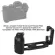 Ishoot L-Shaped Vertical Shoot Quick Release Plate / Camera Holder Grip Special For Fujifilm X-T1 Compatible with Arca-Swiss / Kirk Tripod Ball Head