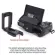 L-Shaped Split Type Quick Release QR Plate Base Metal Camera Tripod Mount Clamp Grip Bracket Holder for Olympus E-M10/E-M10II/E-M10III Series Camera