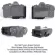 L-Shaped Split Type Quick Release QR Plate Base Metal Camera Tripod Mount Clamp Grip Bracket Holder for Olympus E-M10/E-M10II/E-M10III Series Camera