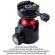 Ishoot Panoramic Ball Head with Panorama Clamp & Base Low Center of Gravity High Locking For Arca Fit Camera Quick Release Plate