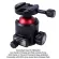 Heavy-duty Tripod Ball Head Ballhead With Panning Base Panoramic Clamp Compatible with RRS / Arca-Swiss Fit Quick Release Plate for Large Camera