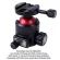 Heavy-Duty Tripod Ball Head Ballhead with Panning Base Panoramic Clamp Compatible with RRS / Arca-Swiss Fit Quick Release Plate for Large Camera