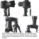 All-metal 2D 360 Panning Panoramic Panorama Clamp Head Ballhead + Camera Quick Release Plate for Tripod Monopod - NEW DESIGN